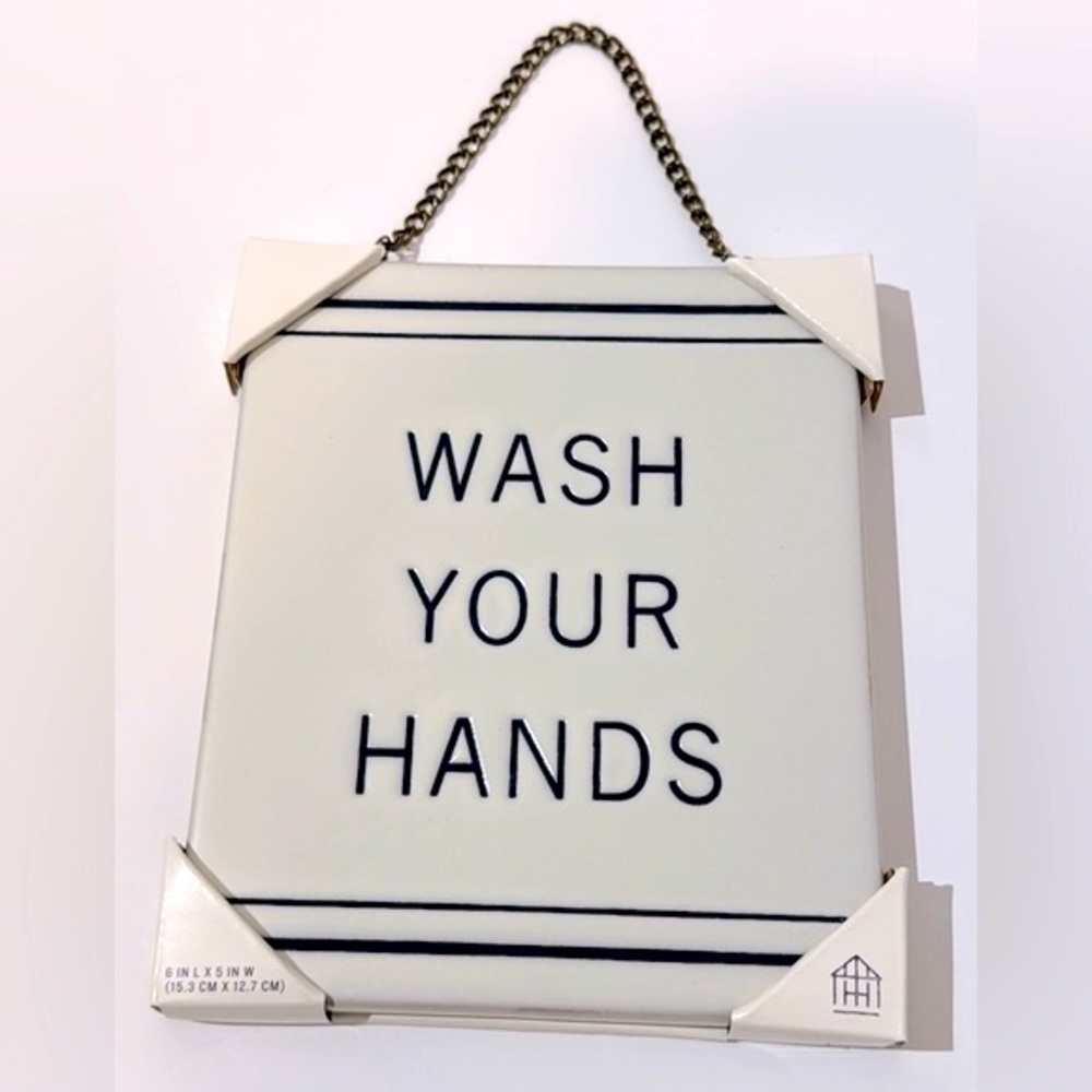 NWT✨Hearth & Hand With Magnolia Stoneware Wall Sign